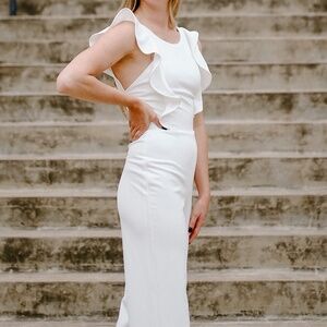 White jumpsuit